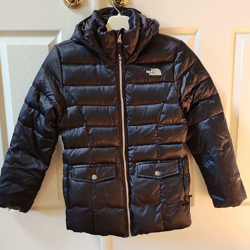 The North Face Puffer Goose Down Jacket, Black, Girls Large (14-16)